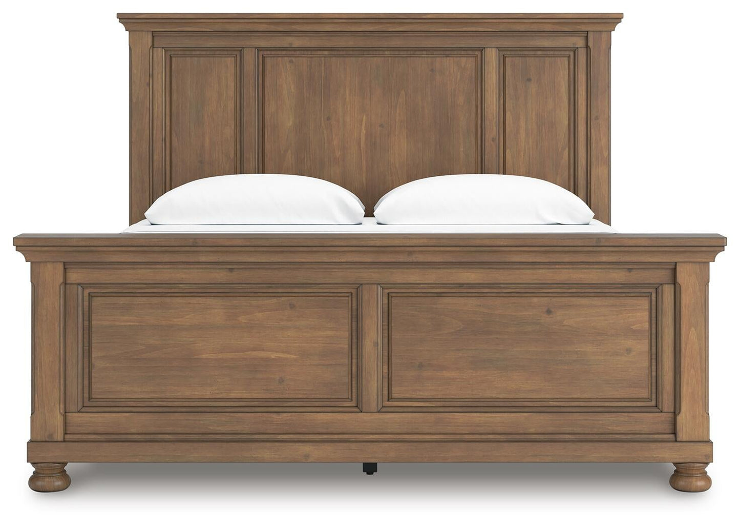 Feddinger  Panel Bed With Mirrored Dresser And Nightstand