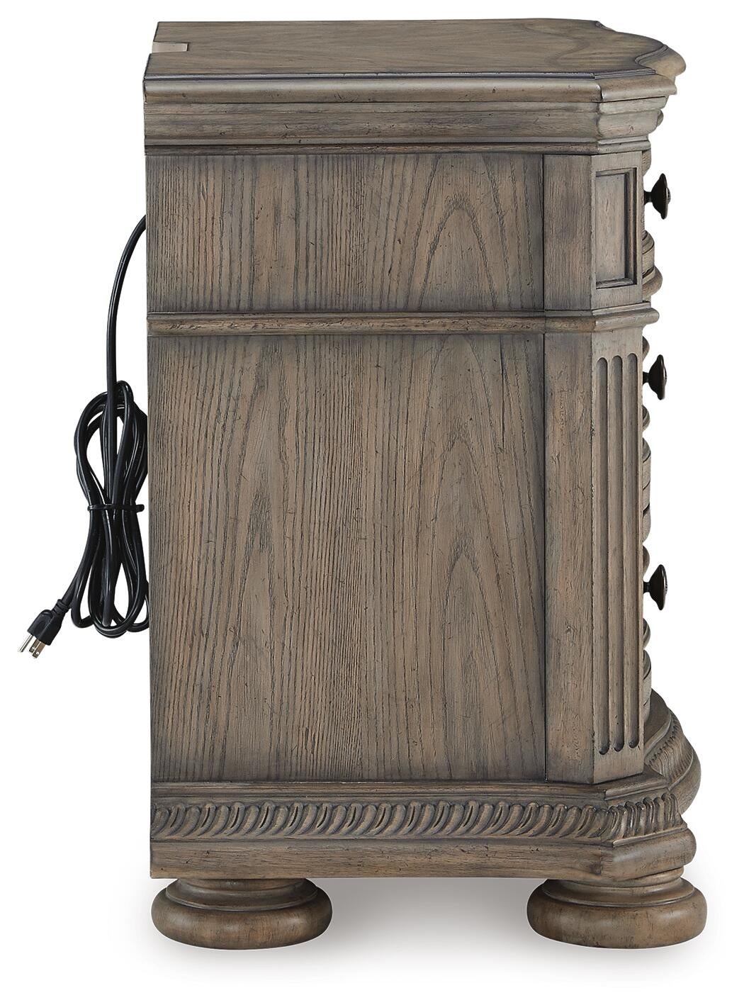 Ardenfield  Upholstered Sleigh Bed, Dresser, Mirror, Chest And Nightstand