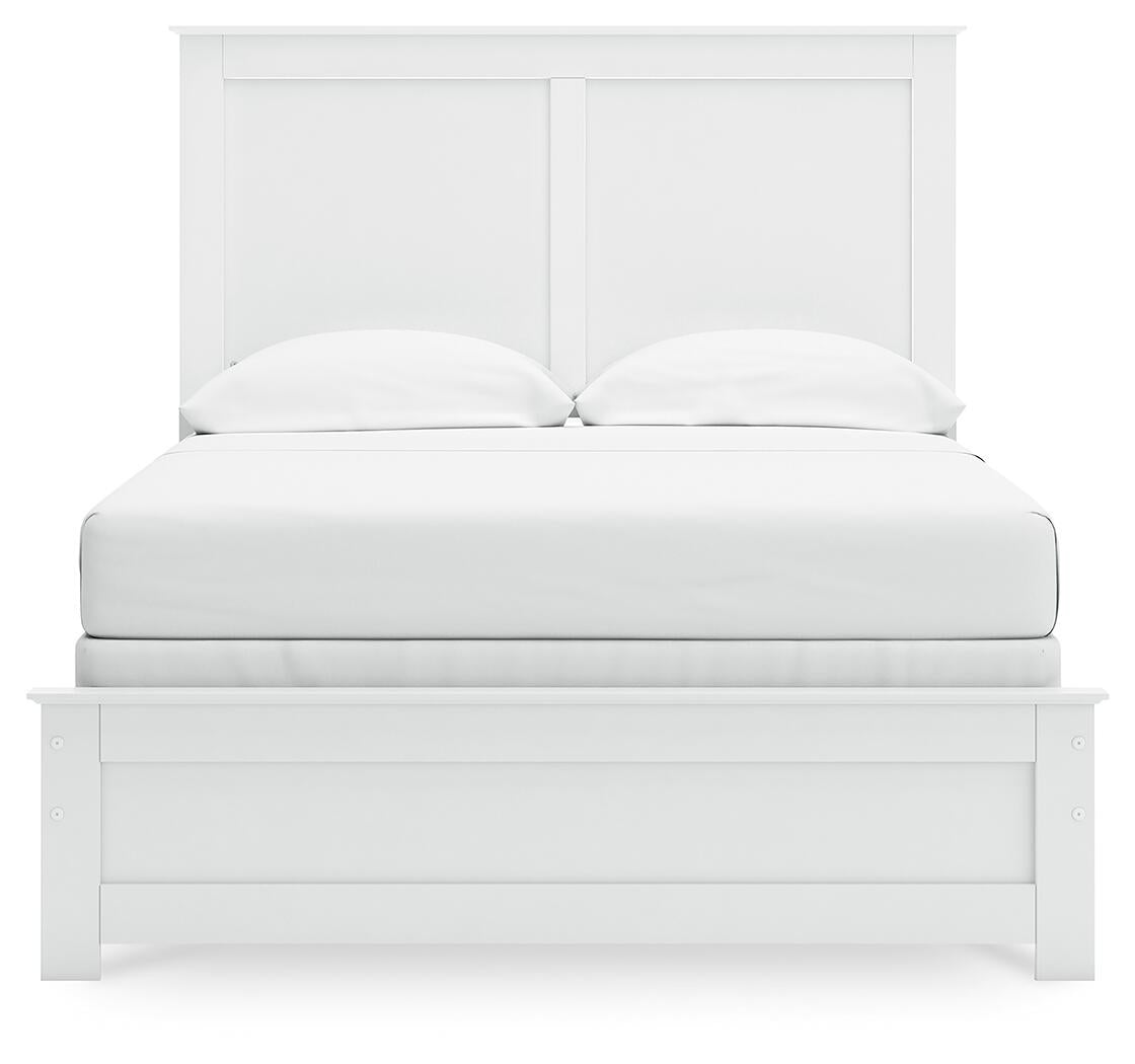 Bostwick Shoals  Panel Bed, Dresser, Mirror And Nightstand