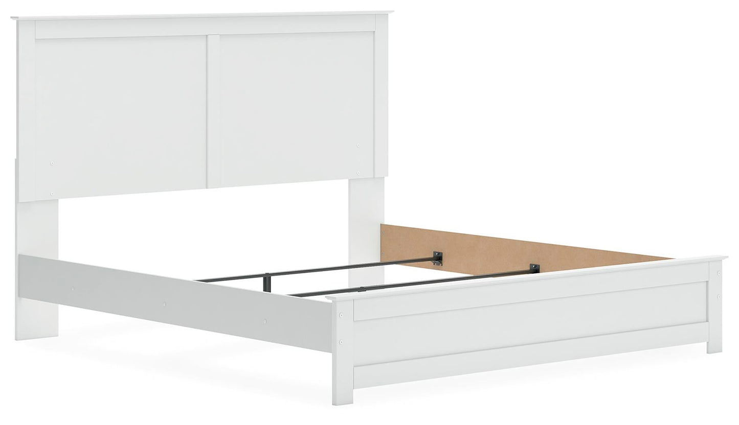 Bostwick Shoals  Panel Bed, Dresser And Mirror