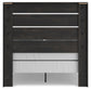 Hollivern  Panel Bed, Dresser And Mirror