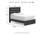 Hollivern  Panel Bed, Dresser And Mirror