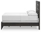 Hollivern  Panel Bed, Dresser And Mirror