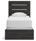 Hollivern  Panel Bed, Dresser And Mirror