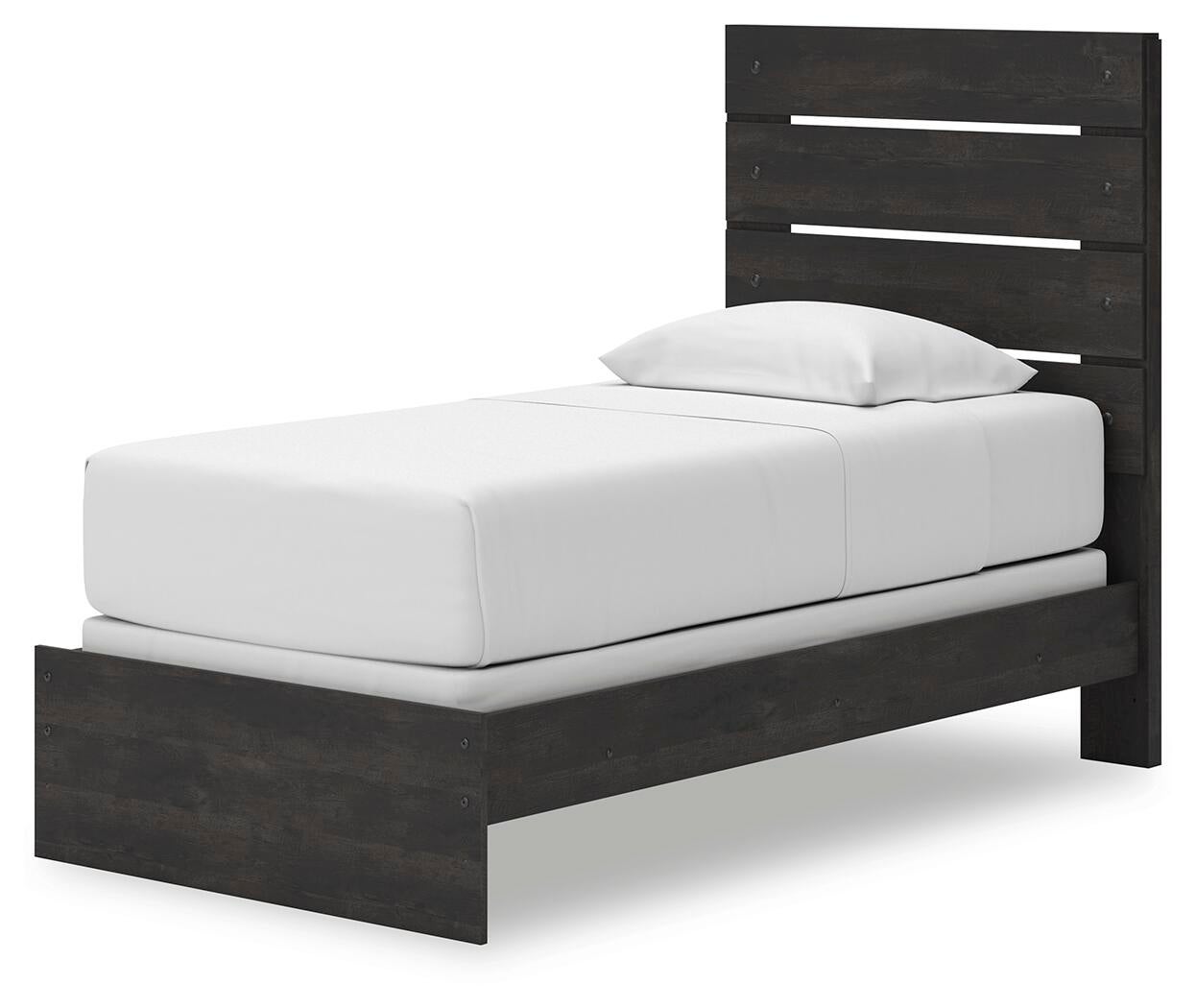 Hollivern  Panel Bed, Dresser And Mirror