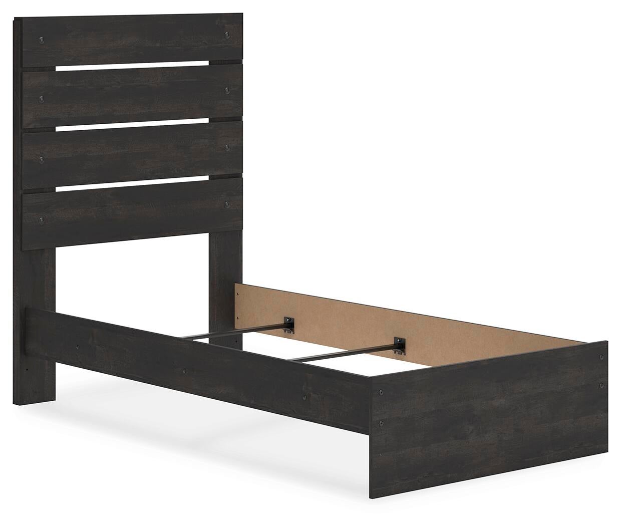 Hollivern  Panel Bed, Dresser And Mirror