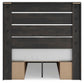 Hollivern  Panel Bed With Storage, Dresser And Mirror