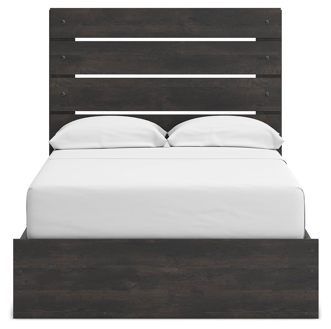 Hollivern  Panel Storage Bed, Dresser, Mirror, Chest And Nightstand