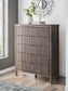Pamytta  Upholstered Panel Platform Bed, Dresser, Mirror, Chest And Nightstand