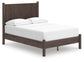 Pamytta  Panel Platform Bed, Dresser And Mirror