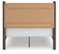 Pamytta  Panel Platform Bed, Dresser And Mirror