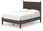 Pamytta  Panel Platform Bed, Dresser And Mirror