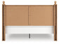 Aleaport  Panel Bed With Mirrored Dresser