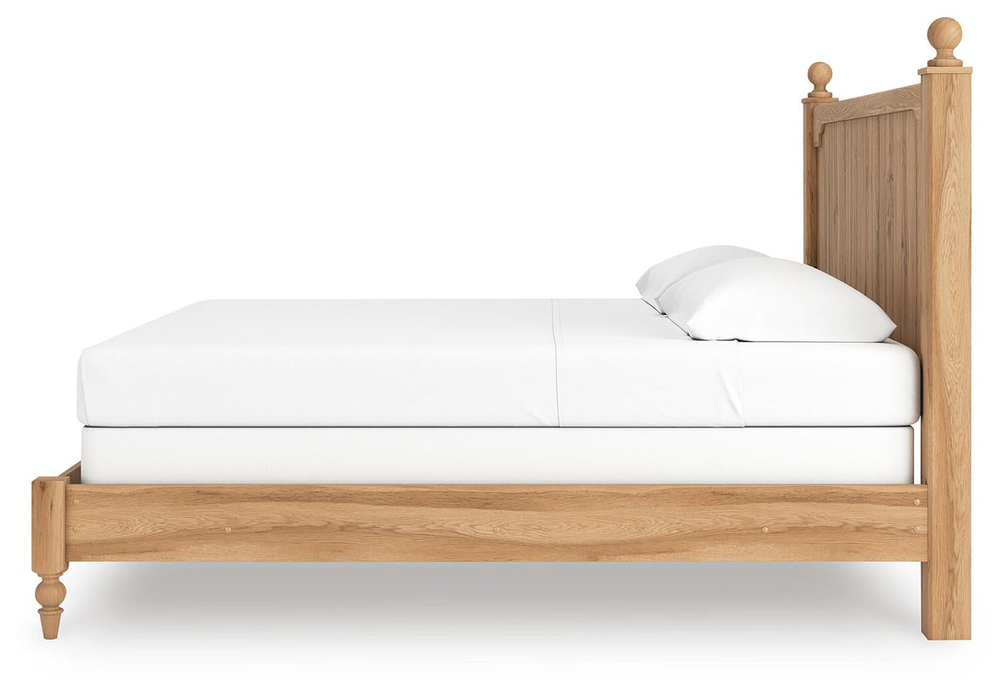 Aleaport  Panel Bed With Mirrored Dresser