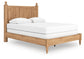 Aleaport  Panel Bed With Mirrored Dresser And Nightstand