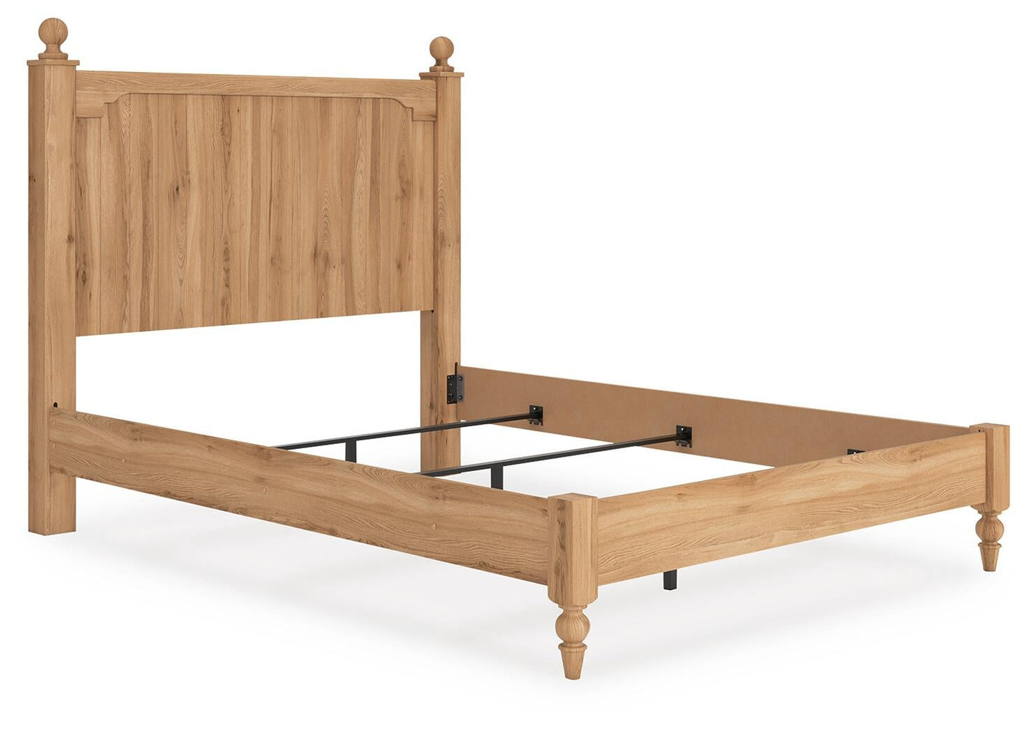 Aleaport  Panel Bed With Mirrored Dresser And Nightstand