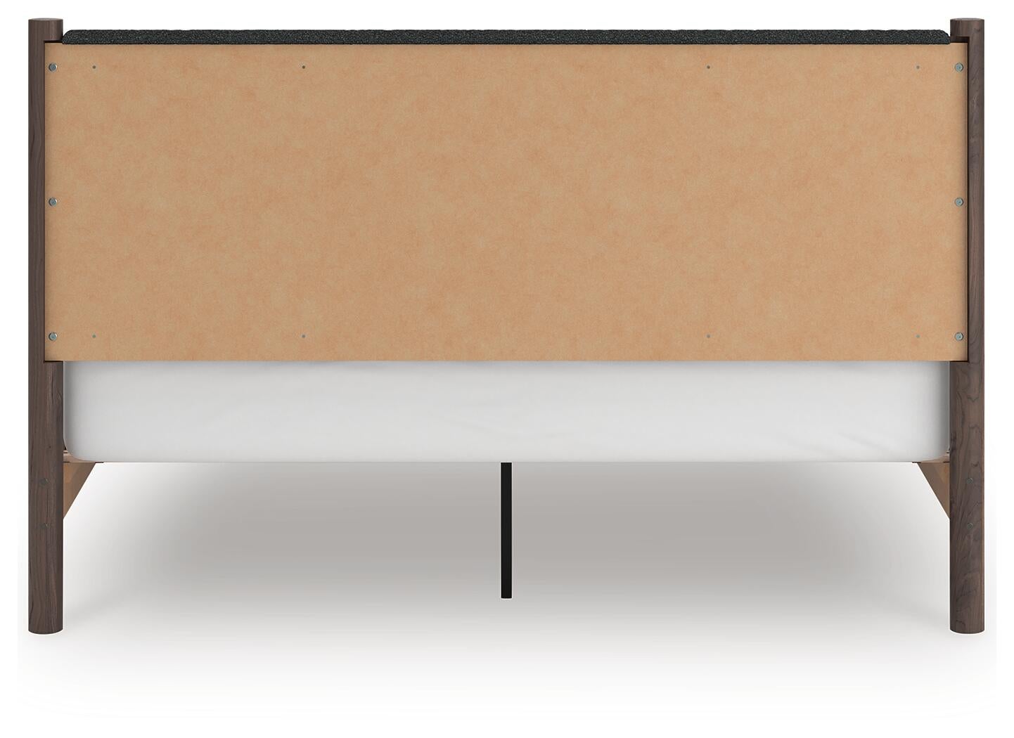 Pamytta  Upholstered Panel Platform Bed, Dresser, Mirror And Nightstand