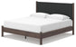 Pamytta  Upholstered Panel Platform Bed, Dresser, Mirror And Nightstand