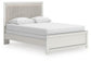 Zuraleus  Upholstered Panel Bed, Dresser, Mirror, Chest And Nightstand