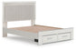Zuraleus  Upholstered Panel Platform Storage Bed, Dresser And Mirror