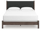 Pamytta  Upholstered Panel Bed, Dresser, Mirror, Chest And Nightstand