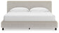Zuraleus  Upholstered Bed, Dresser, Mirror And Nightstand