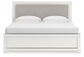 Zuraleus  Upholstered Panel Bed, Dresser, Mirror, Chest And Nightstand