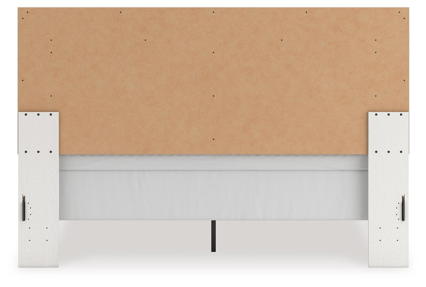 Zuraleus  Upholstered Panel Bed, Dresser, Mirror And Nightstand