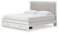Zuraleus  Upholstered Panel Platform Storage Bed, Dresser, Mirror And Nightstand