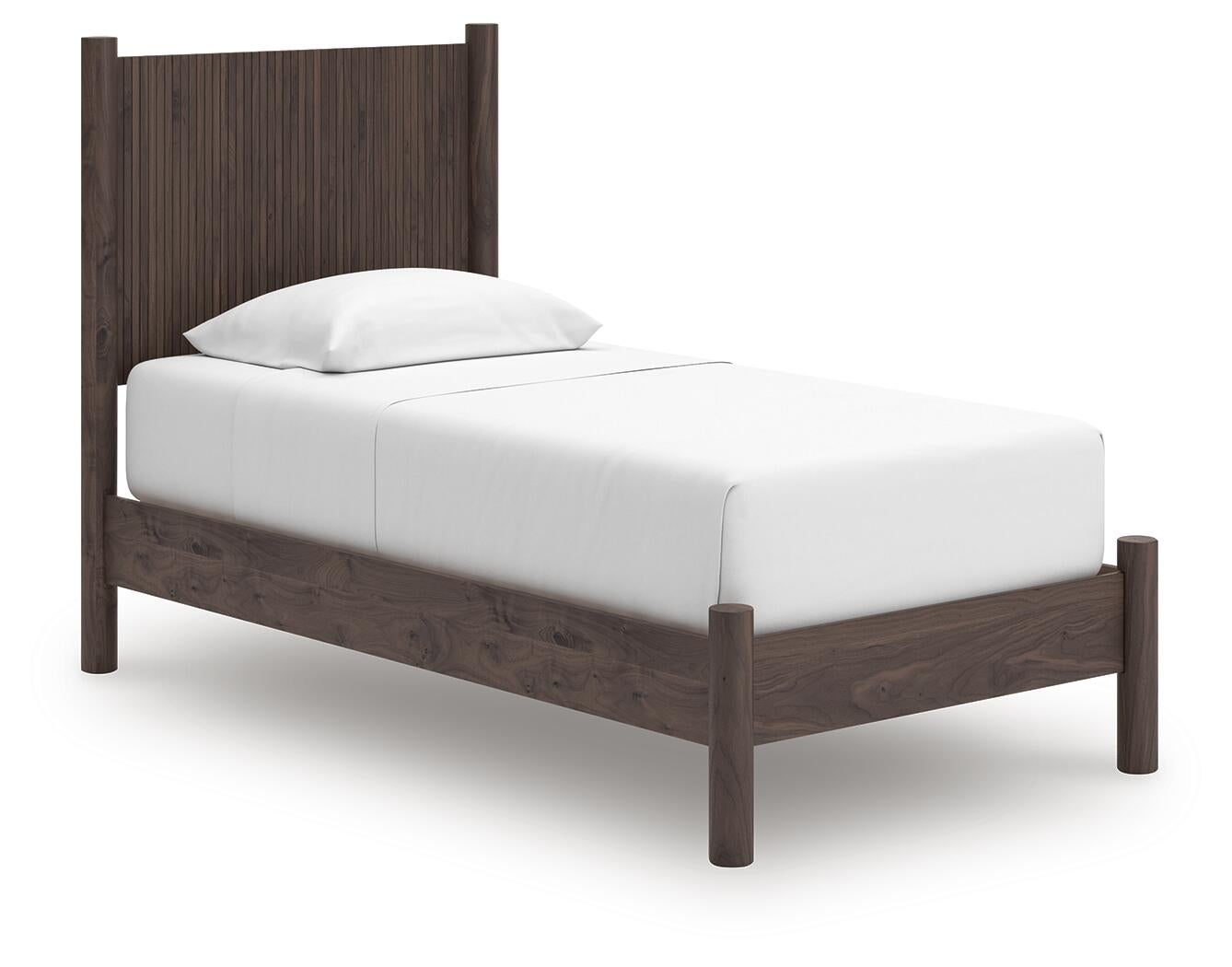 Pamytta  Panel Platform Bed, Dresser, Mirror And Nightstand