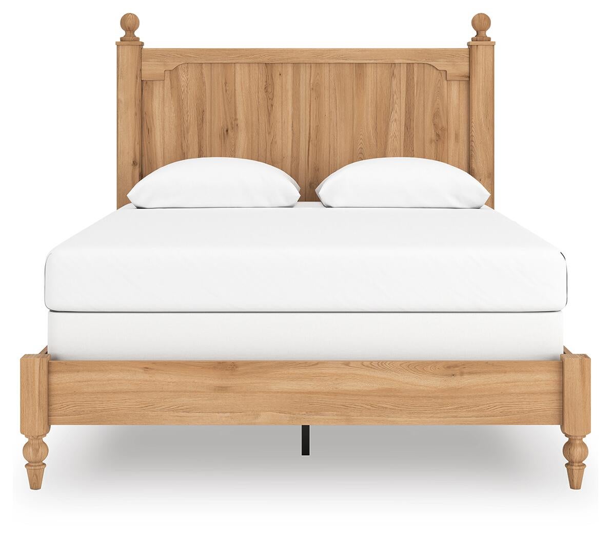 Aleaport  Panel Bed With Mirrored Dresser