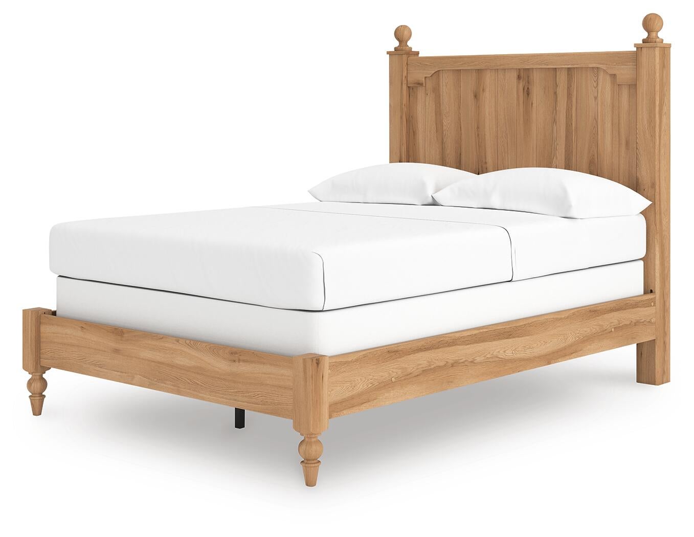 Aleaport  Panel Bed With Mirrored Dresser And Nightstand