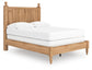 Aleaport  Panel Bed With Mirrored Dresser And Nightstand