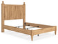 Aleaport  Panel Bed With Mirrored Dresser And Nightstand