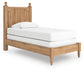 Aleaport  Panel Bed With Mirrored Dresser And Nightstand