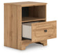 Aleaport  Panel Bed With Mirrored Dresser And Nightstand