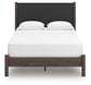 Pamytta  Upholstered Panel Platform Bed, Dresser, Mirror And Nightstand