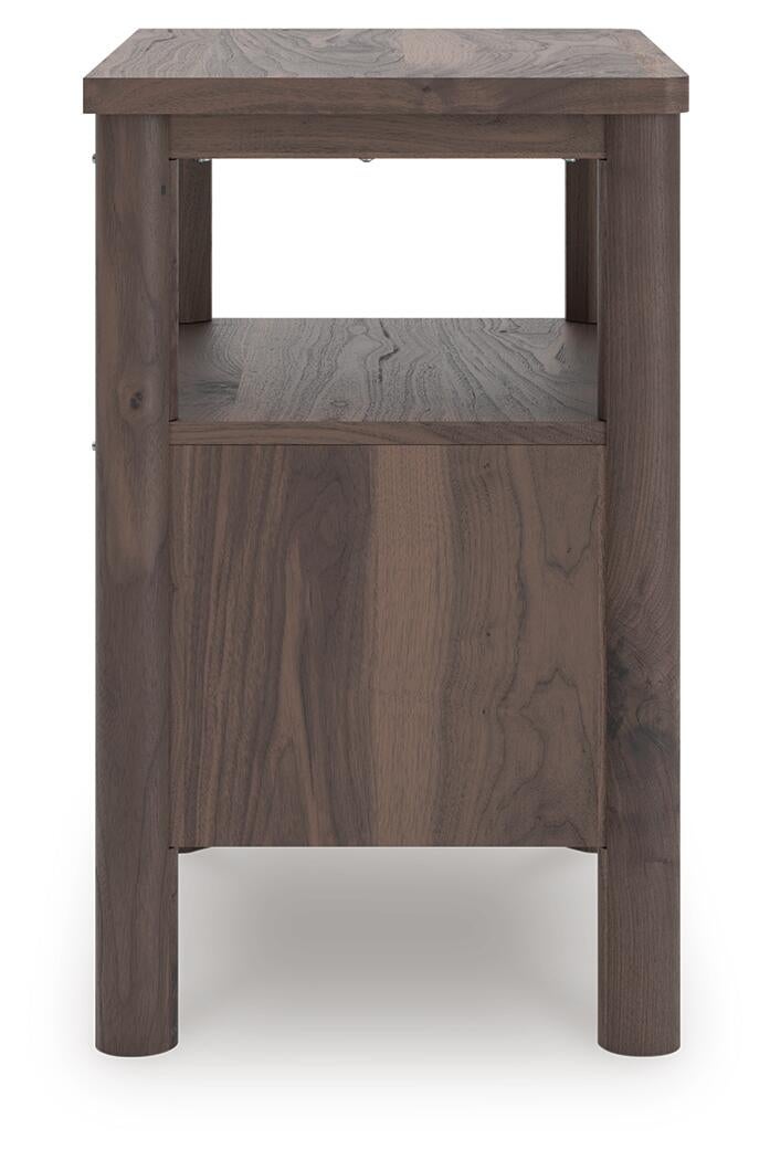 Pamytta  Upholstered Panel Platform Bed, Dresser, Mirror And Nightstand