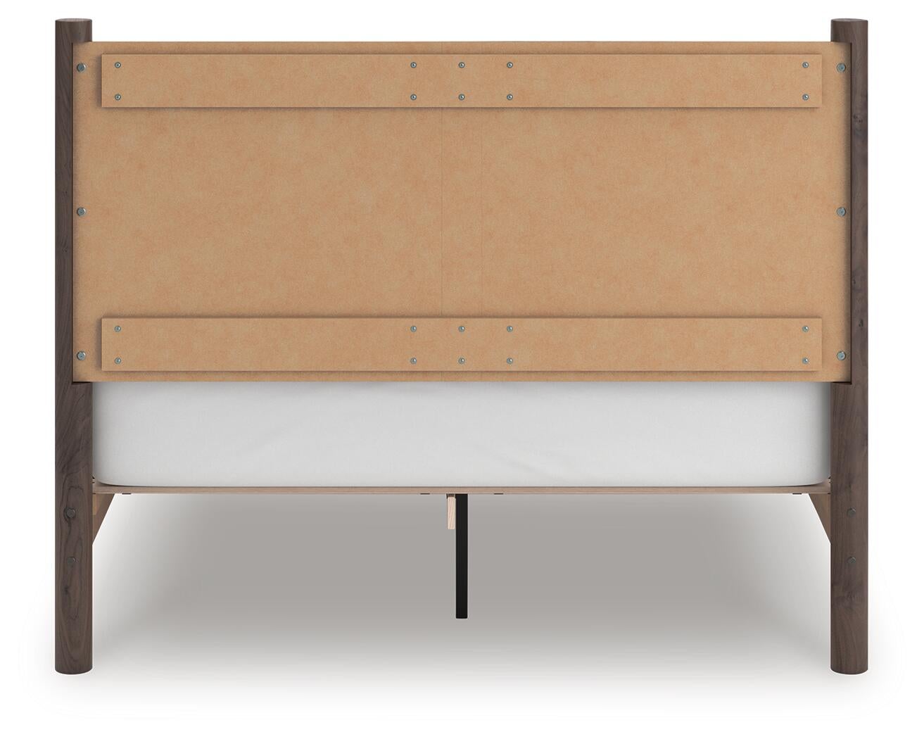 Pamytta  Panel Platform Bed, Dresser, Mirror And Nightstand