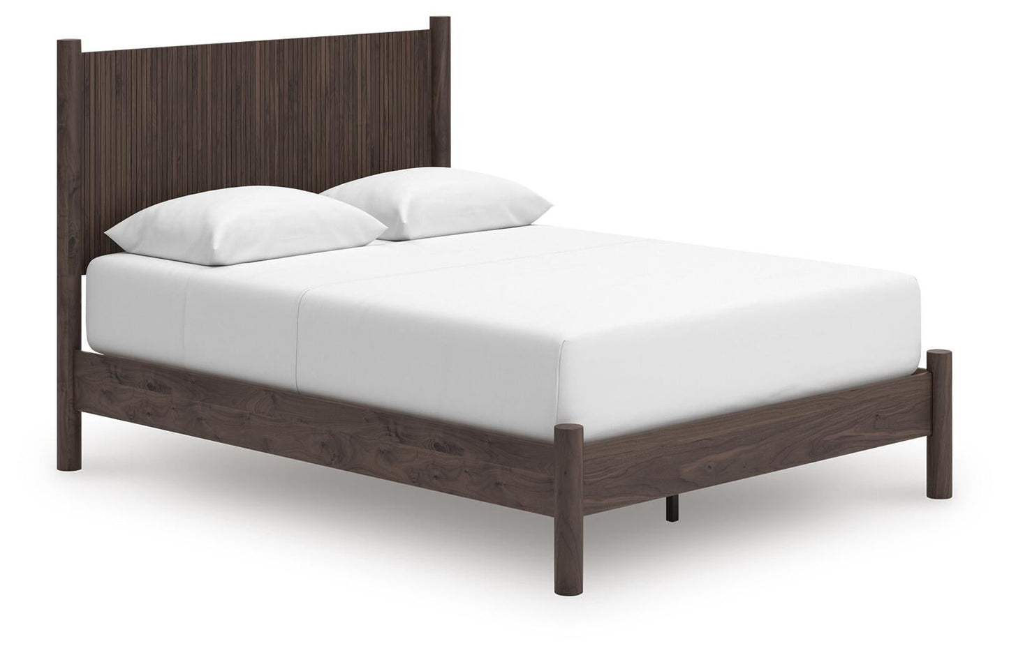 Pamytta  Panel Platform Bed, Dresser And Mirror