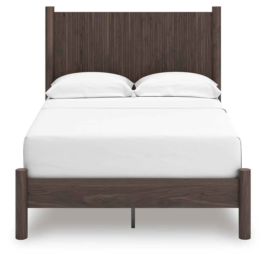 Pamytta  Panel Platform Bed, Dresser, Mirror, Chest And Nightstand