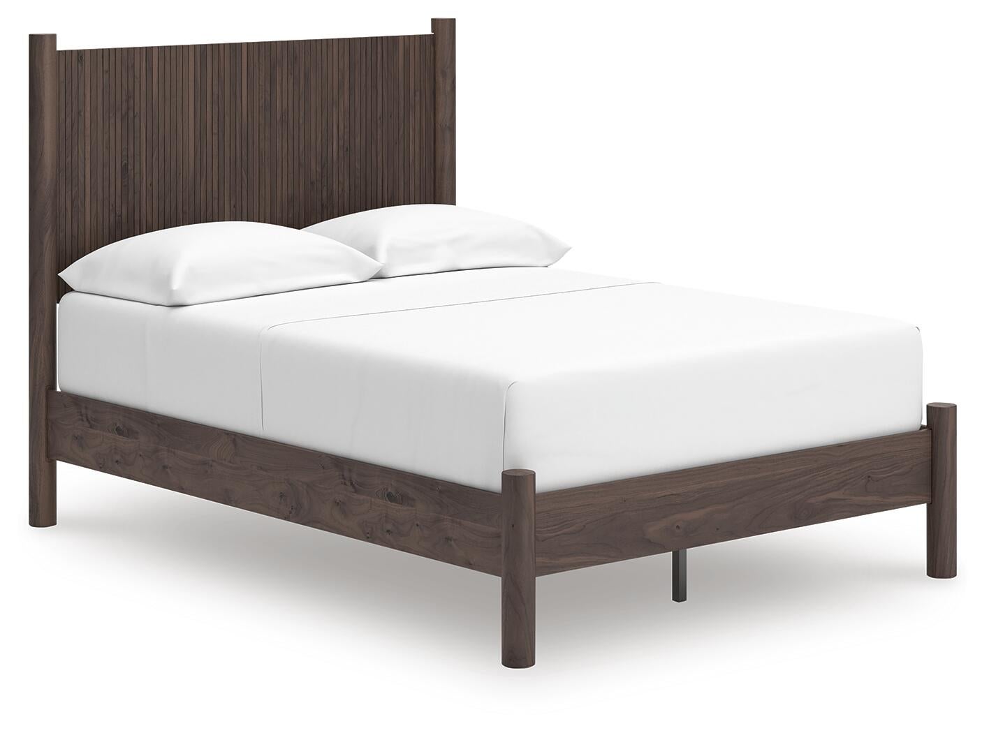 Pamytta  Panel Platform Bed, Dresser, Mirror And Nightstand