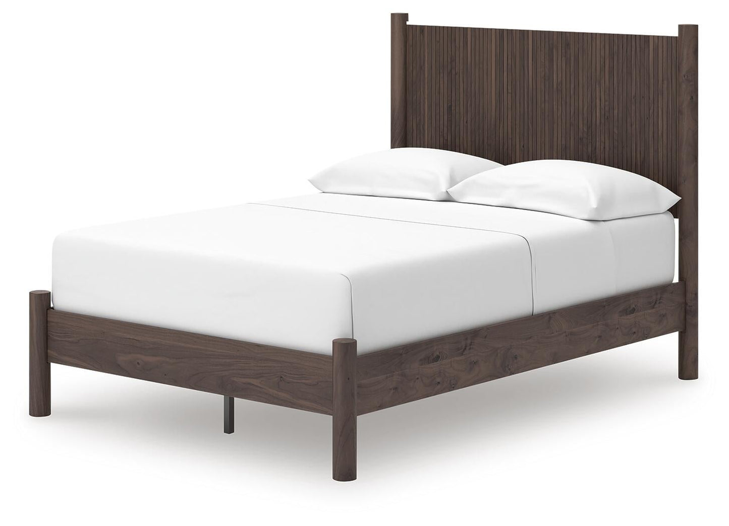 Pamytta  Panel Platform Bed, Dresser, Mirror And Nightstand