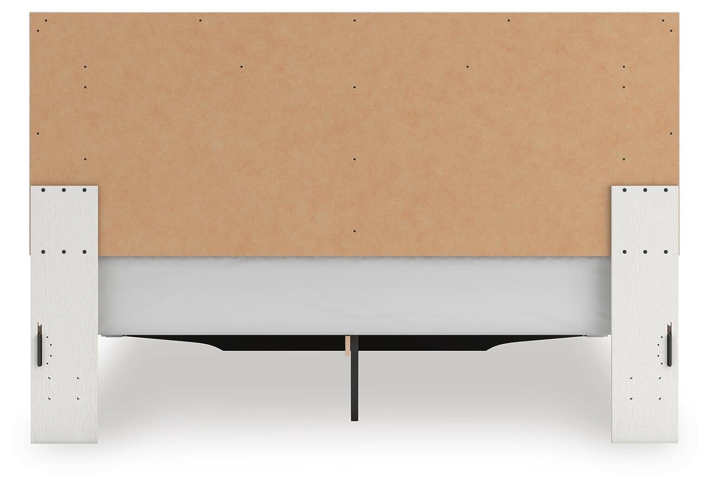 Zuraleus  Upholstered Panel Platform Storage Bed, Dresser And Mirror