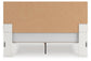 Zuraleus  Upholstered Panel Platform Bed, Dresser, Mirror And Nightstand