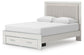 Zuraleus  Upholstered Panel Platform Storage Bed, Dresser, Mirror, Chest And Nightstand