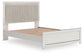 Zuraleus  Upholstered Panel Platform Bed, Dresser, Mirror And Nightstand