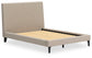 Cielden  Upholstered Bed With Roll Slats, Dresser, Mirror And Nightstand