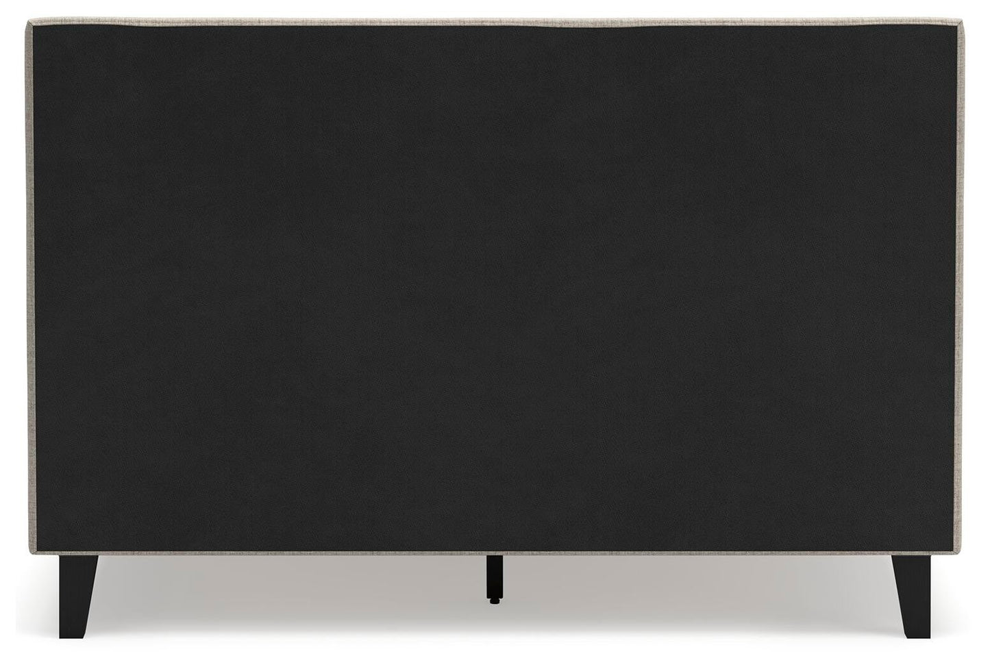 Cielden  Upholstered Bed With Roll Slats, Dresser And Mirror