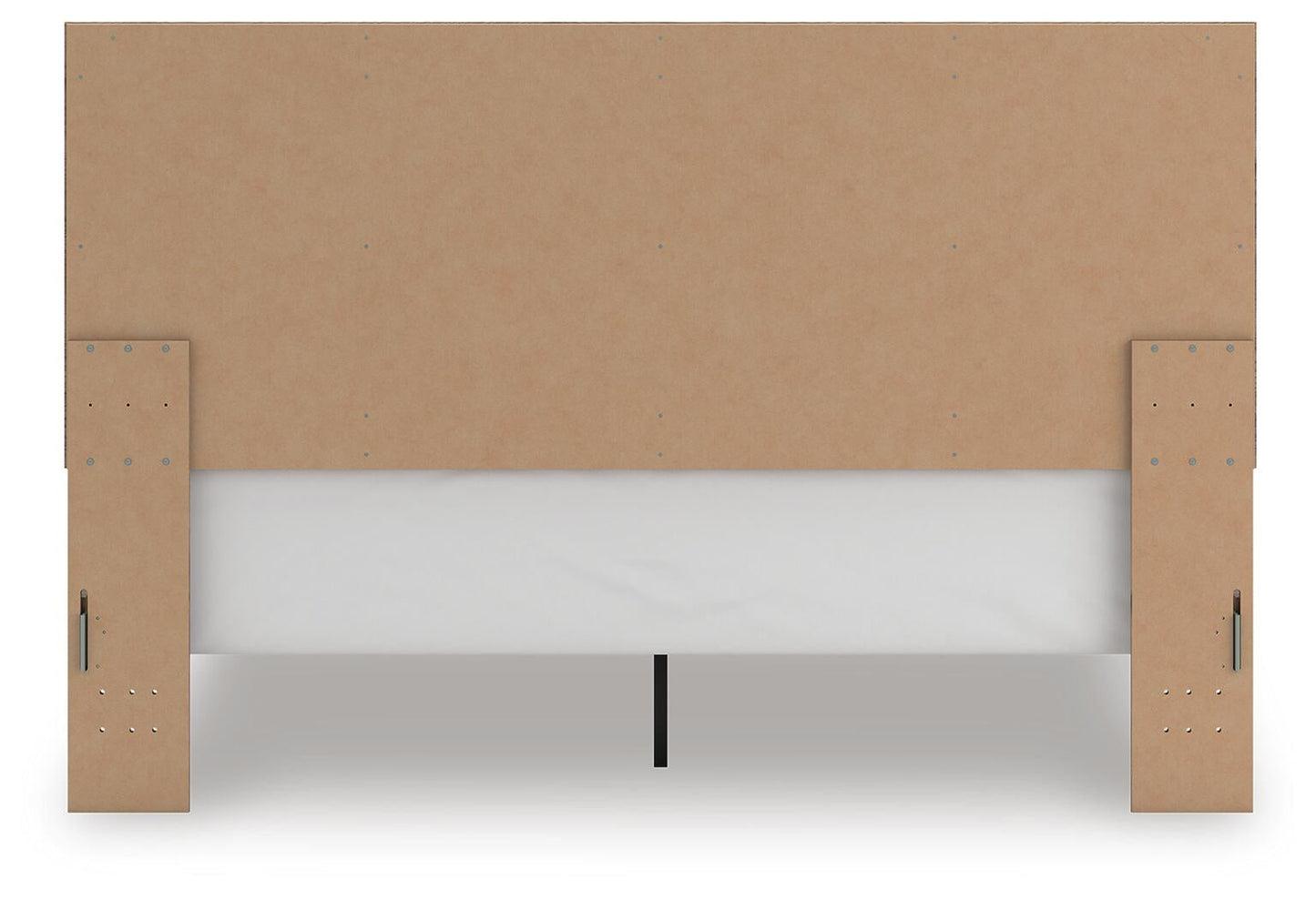 Rusticott  Panel Bed With Mirrored Dresser And Nightstand